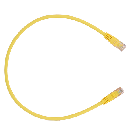 Safire UTP Patchkabel Cat6 0,5 m, Gul, halogenfri