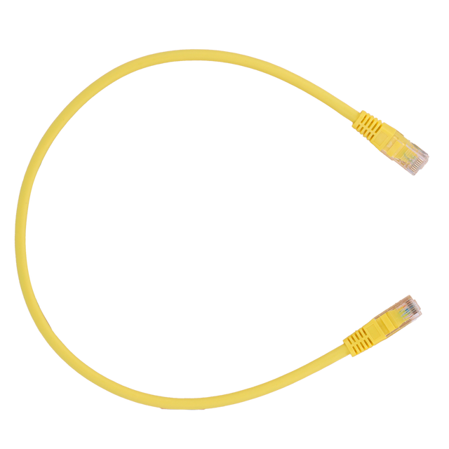 Safire UTP Patchkabel Cat6 0,5 m, Gul, halogenfri