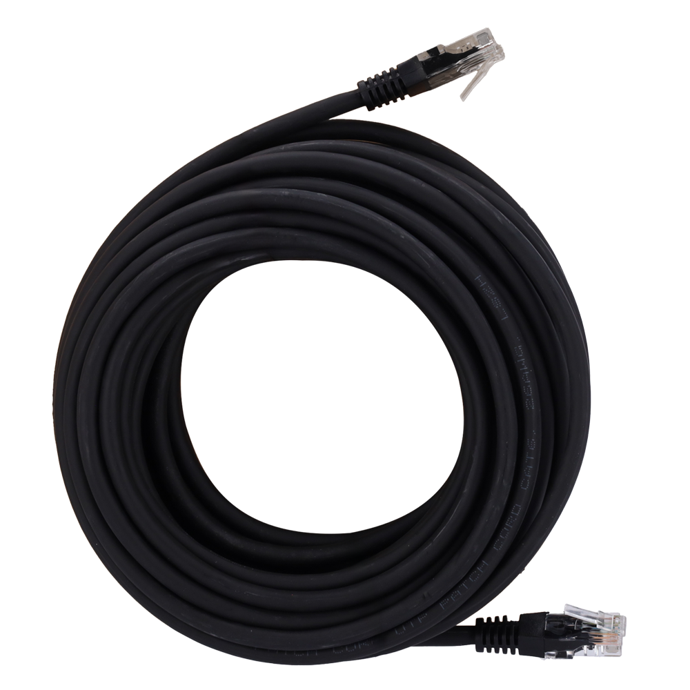 Safire UTP Patchkabel Cat6 10 m, Sort, halogenfri