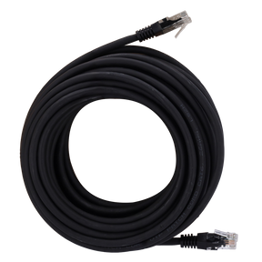 Safire UTP Patchkabel Cat6 10 m, Sort, halogenfri