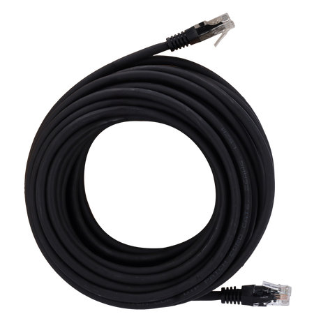 Safire UTP Patchkabel Cat6 10 m, Sort, halogenfri