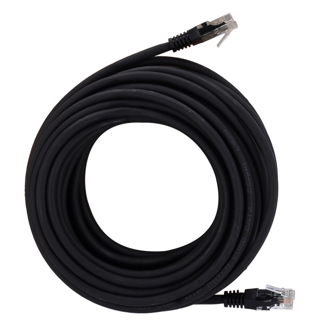 Safire UTP Patchkabel Cat6 10 m, Sort, halogenfri
