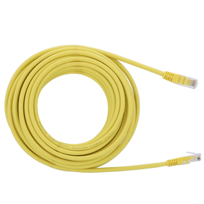 Safire UTP Patchkabel Cat6 10 m, Gul, halogenfri