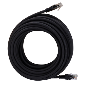 Safire UTP Patchkabel Cat6 15 m, Sort, halogenfri