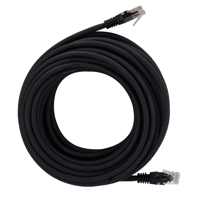 Safire UTP Patchkabel Cat6 15 m, Sort, halogenfri