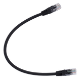 Safire UTP Patchkabel Cat6 1 m, Sort, halogenfri