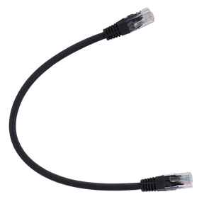 Safire UTP Patchkabel Cat6 1 m, Sort, halogenfri