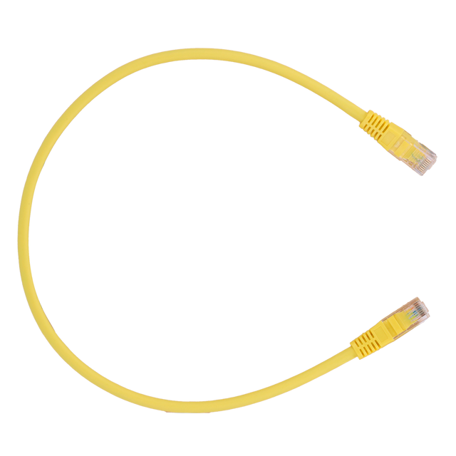 Safire UTP Patchkabel Cat6 1 m, Gul, halogenfri