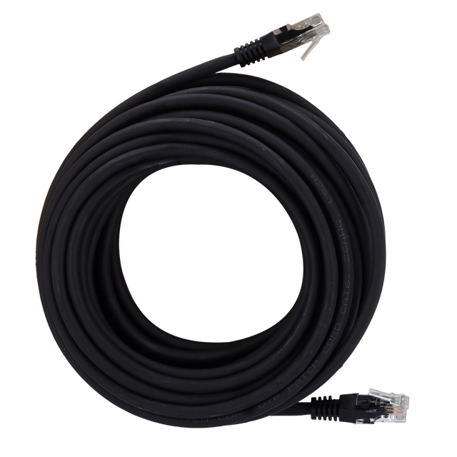 Safire UTP Patchkabel Cat6 20 m, Sort, halogenfri
