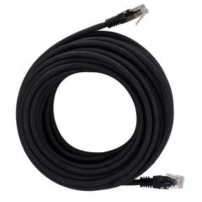 Safire UTP Patchkabel Cat6 30 m, Sort, halogenfri