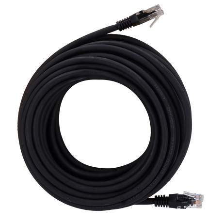 Safire UTP Patchkabel Cat6 30 m, Sort, halogenfri