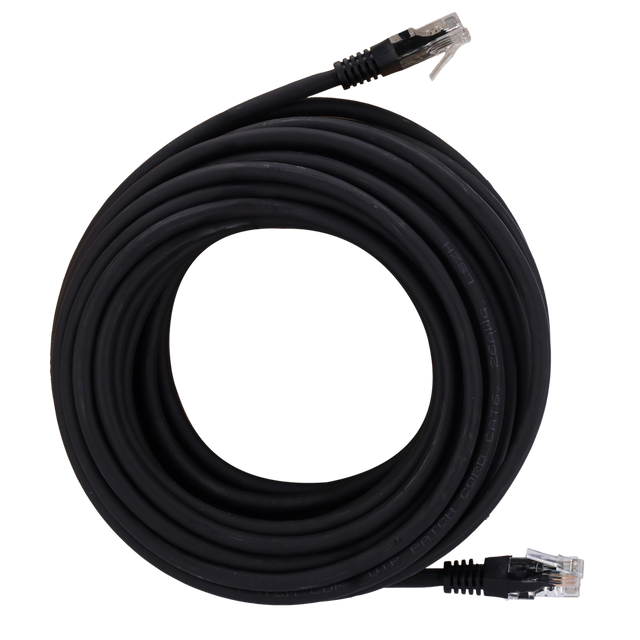 Safire UTP Patchkabel Cat6 30 m, Sort, halogenfri