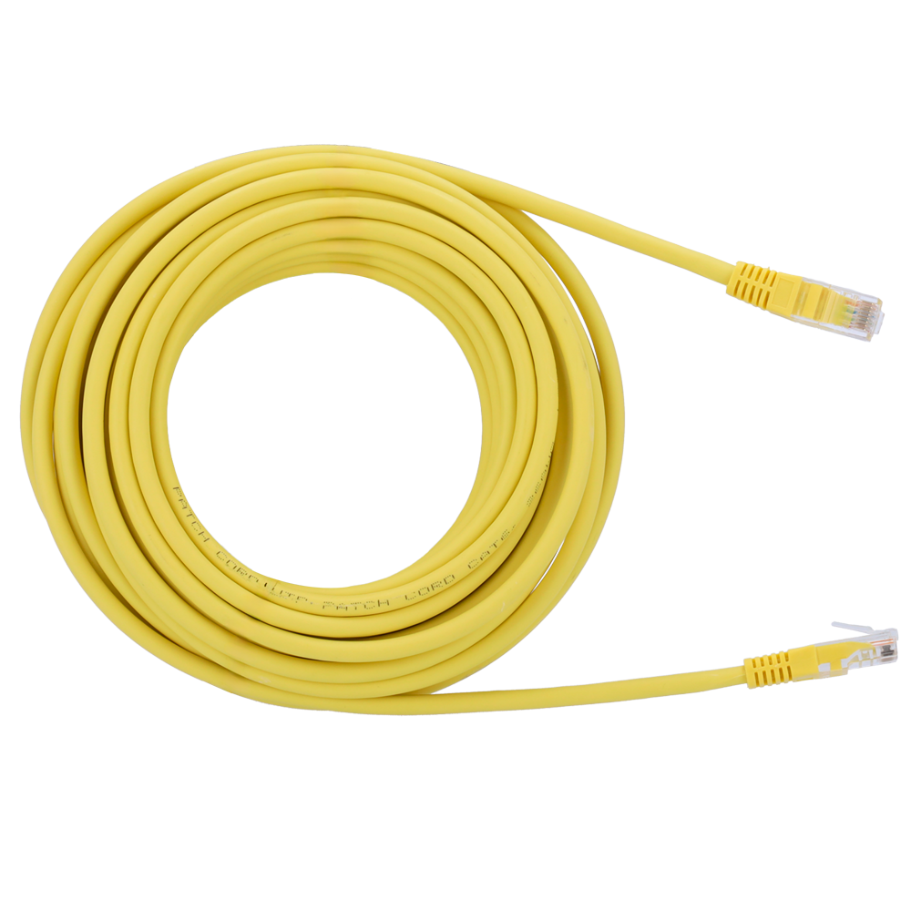 Safire UTP Patchkabel Cat6 5 m, Gul, halogenfri