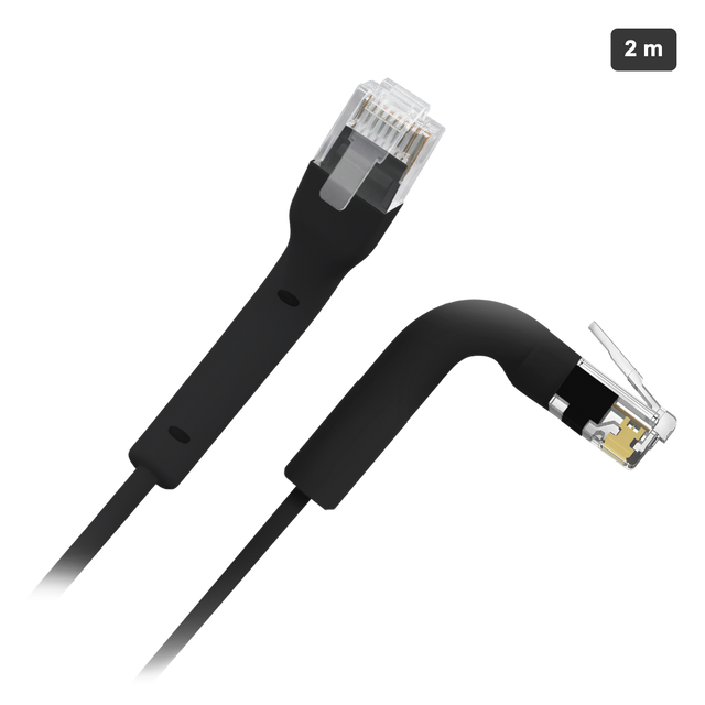 UTP6A-FLEX-2BK