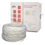 CAT6E U/UTP, cat 6, 24AWG, LSZH, 100% Cu, Eca, CE, 305m, Hvid