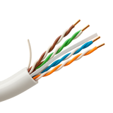 CAT6A U/UTP, cat 6A, 23AWG, LSZH, 100% Cu, Dca, CE, 305m, Hvid, Tromle