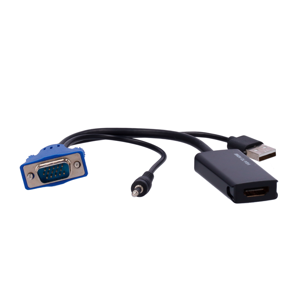 VGA+Audio til HDMI Adapter 1080p/720p