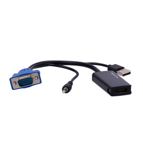 VGA+Audio til HDMI Adapter 1080p/720p