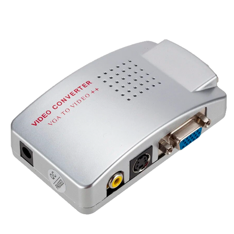 VGA til AV Videokonverter NTSC/PAL OSD