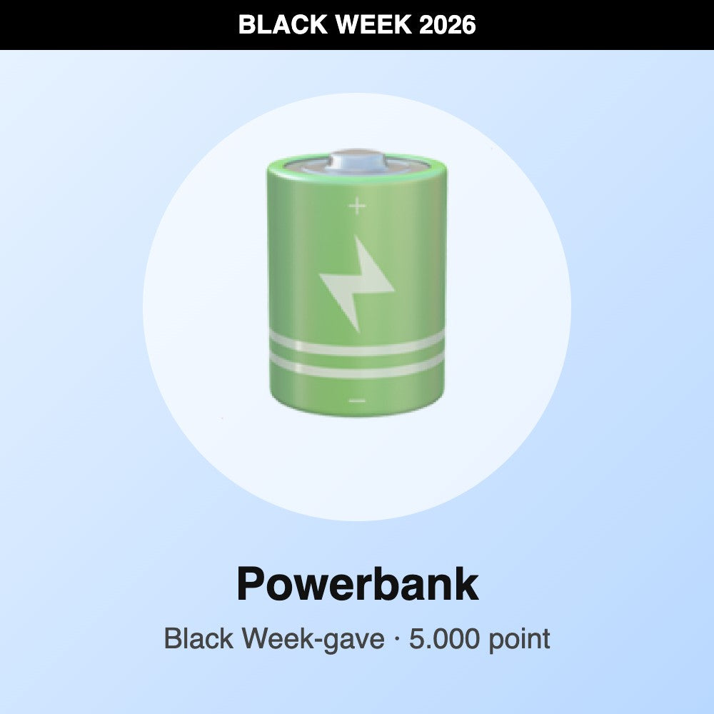 Powerbank – Black Week-gave