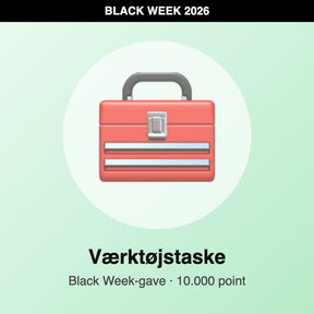 Værktøjstaske – Black Week-gave