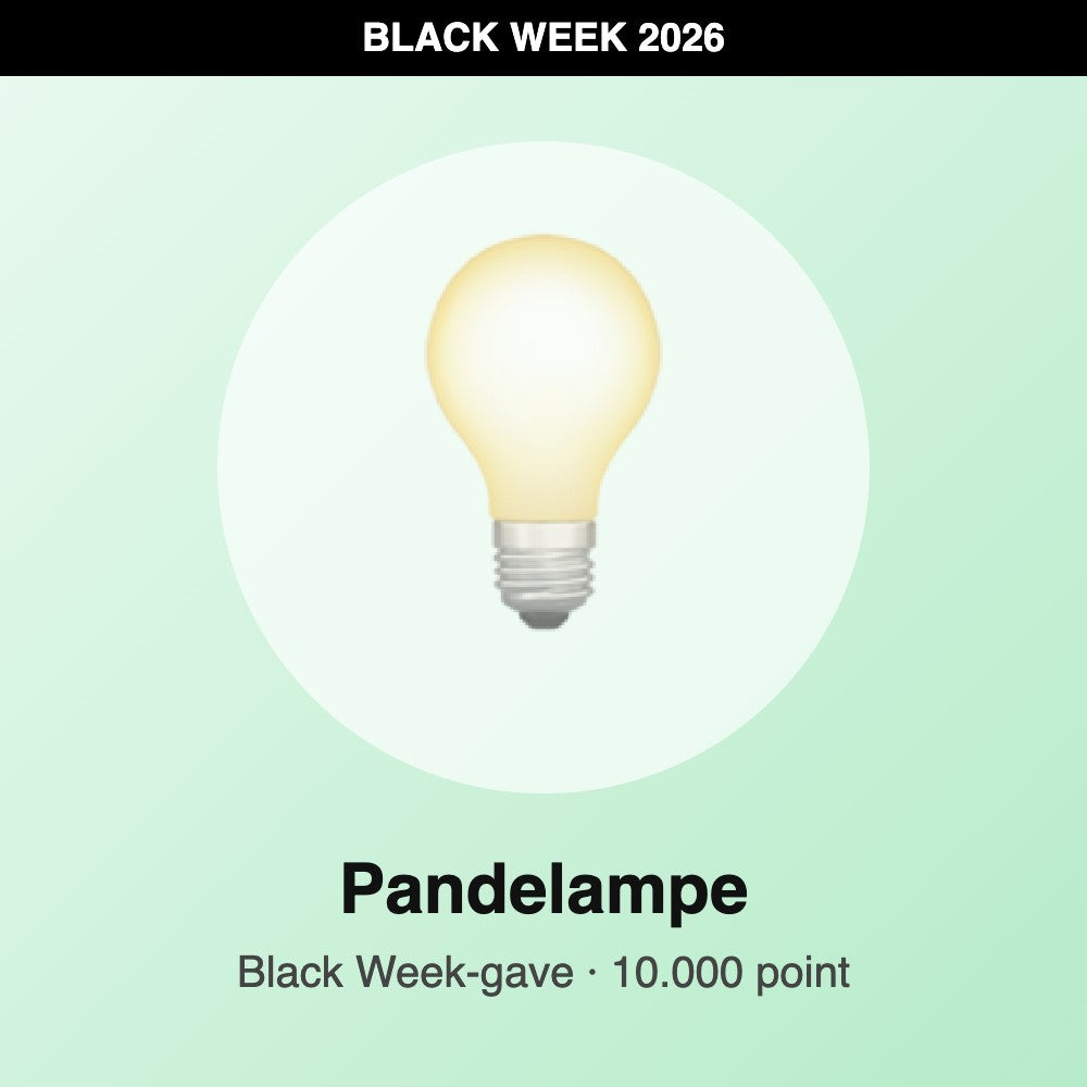 Pandelampe – Black Week-gave