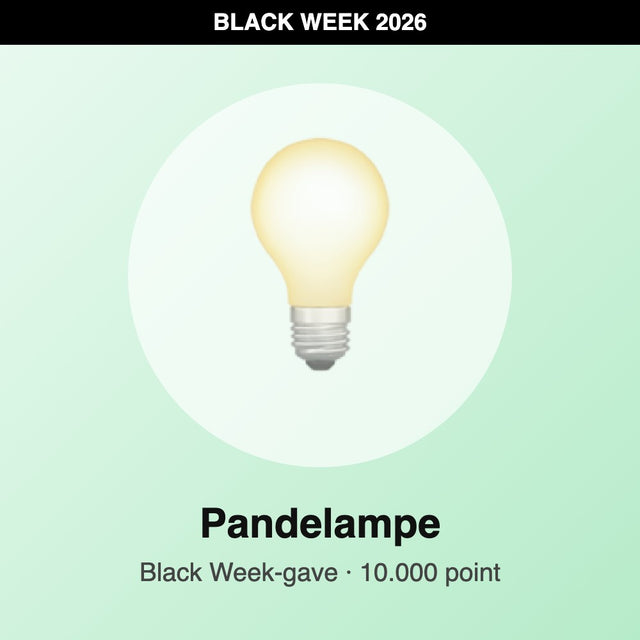 Pandelampe – Black Week-gave