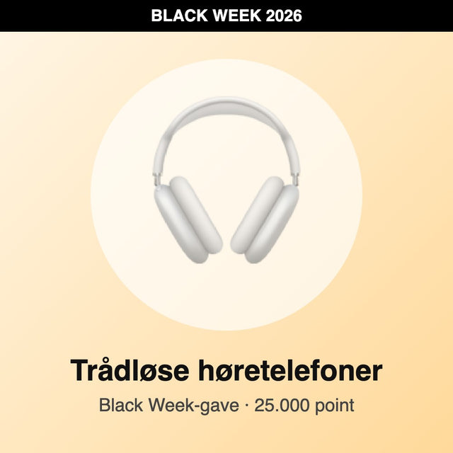 Trådløse høretelefoner – Black Week-gave