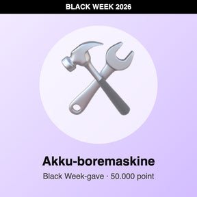Akku-boremaskine – Black Week-gave