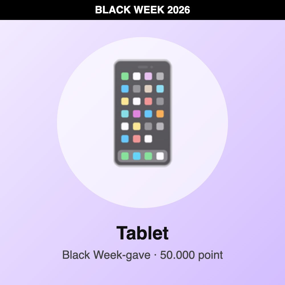 Tablet – Black Week-gave