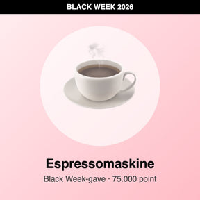 Espressomaskine – Black Week-gave