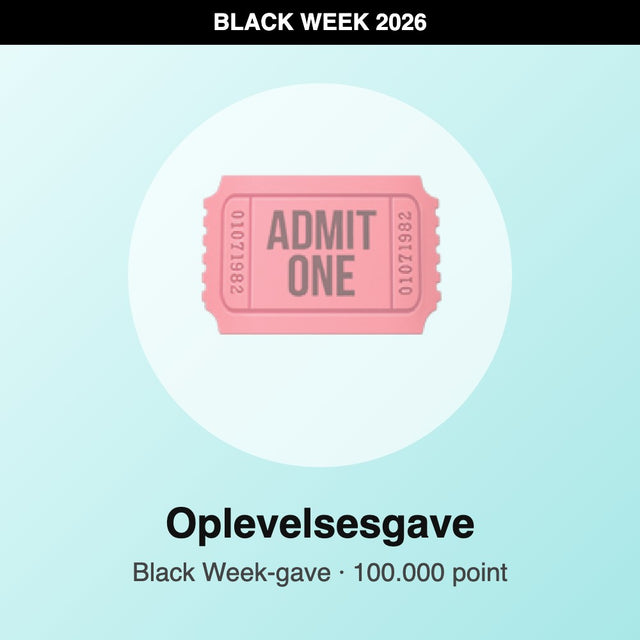 Oplevelsesgave – Black Week-gave