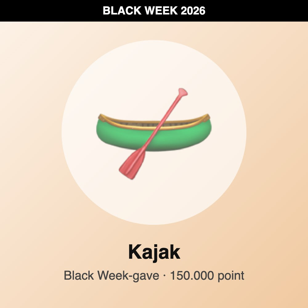 Kajak – Black Week-gave