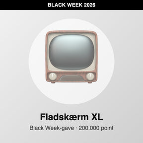 Fladskærm XL – Black Week-gave