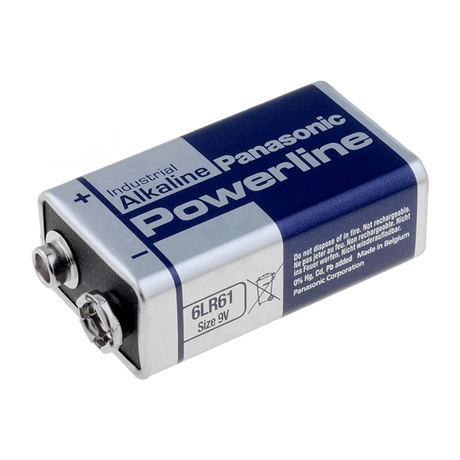 Panasonic Powerline 9V 6LR61 alkaline batteri