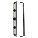 Patchpanel 24 port UTP/RJ45 CAT6, 1U