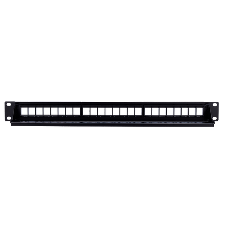 Blankt patchpanel 24 port UTP/RJ45, 1U
