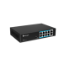 Billede af Milesight PoE switch, 8 x PoE, 2 x gigabit uplink, 120w