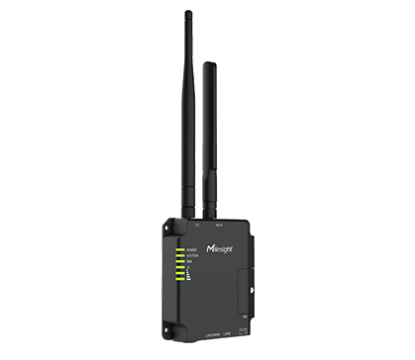 Billede af Milesight Industriel LTE 4G Modem, 2 x RJ45, 1 x SIM, Cloud funktion, WiFi, 1 x LTE SMA Antenne