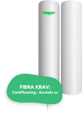 Billede af Ajax S-Line DoorProtect Plus Fibra hvid