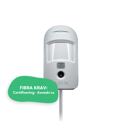 Billede af Ajax S-Line Fibra MotionCam hvid