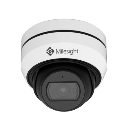 Billede af Milesight 4K AI mini vandal dome kamera, 8MP, 2,8mm, hvid