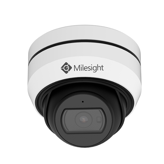 Billede af Milesight 4K AI mini vandal dome kamera, 8MP, 2,8mm, hvid