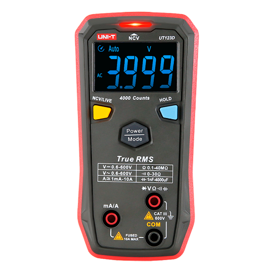 Billede af Digitalt multimeter CAT III 600V med automatisk identifikation