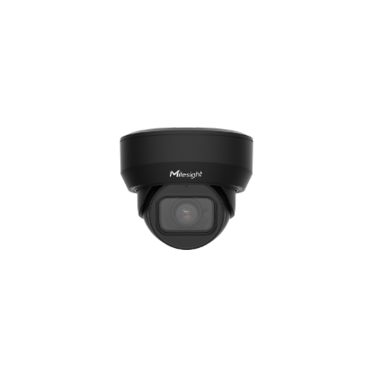 Billede af Milesight AI motor-zoom dome IP kamera, 4MP, 2,7mm-13,5mm, FOV 97°-28°, 50m IR, IP67/IK10, NDAA, sort