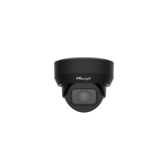 Billede af Milesight AI motor-zoom dome IP kamera, 4MP, 2,7mm-13,5mm, FOV 97°-28°, 50m IR, IP67/IK10, NDAA, sort