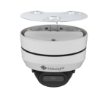 Billede af Milesight AI mini-dome IP-kamera, 4,0MP, 2,8mm, FOV 106°, 25m IR, IP67/IK10, hvid farve