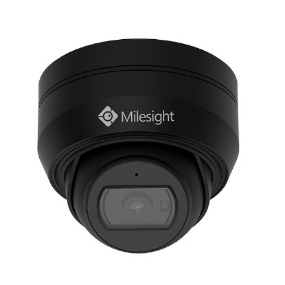 Billede af Milesight AI mini-dome IP-kamera, 4,0MP, 2,8mm, FOV 106°, 25m IR, IP67/IK10, sort farve