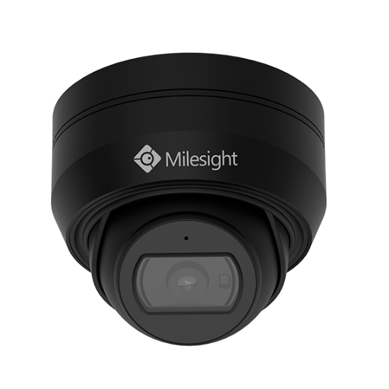 Billede af Milesight AI mini-dome IP-kamera, 4,0MP, 2,8mm, FOV 106°, 25m IR, IP67/IK10, sort farve