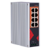 Billede af Safire PoE Switch 130W, 6 x 30W PoE+ (1000Mbps) + 2 x 60W HiPoE (1000Mbps), WatchDog, DIN